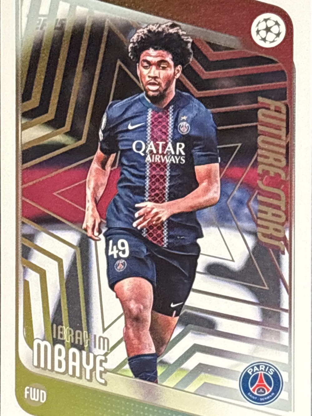 Topps Ibrahim Mbaye Future Stars Soccer Trading Card